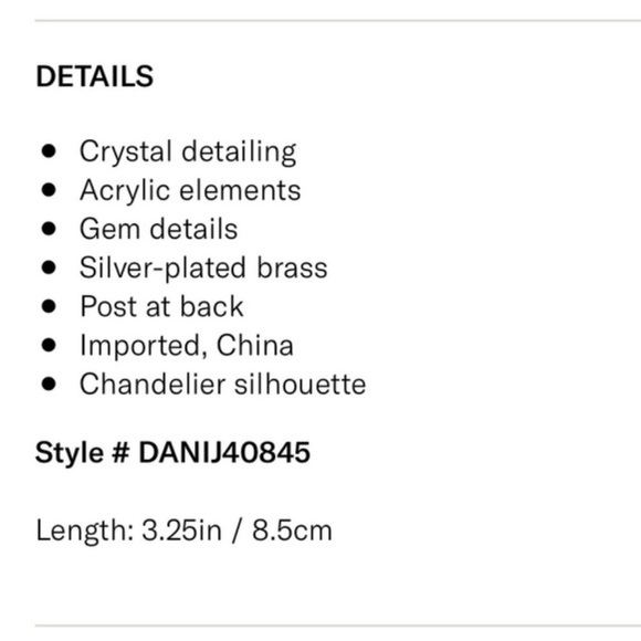 Dannijo earrings - Picture 5 of 5